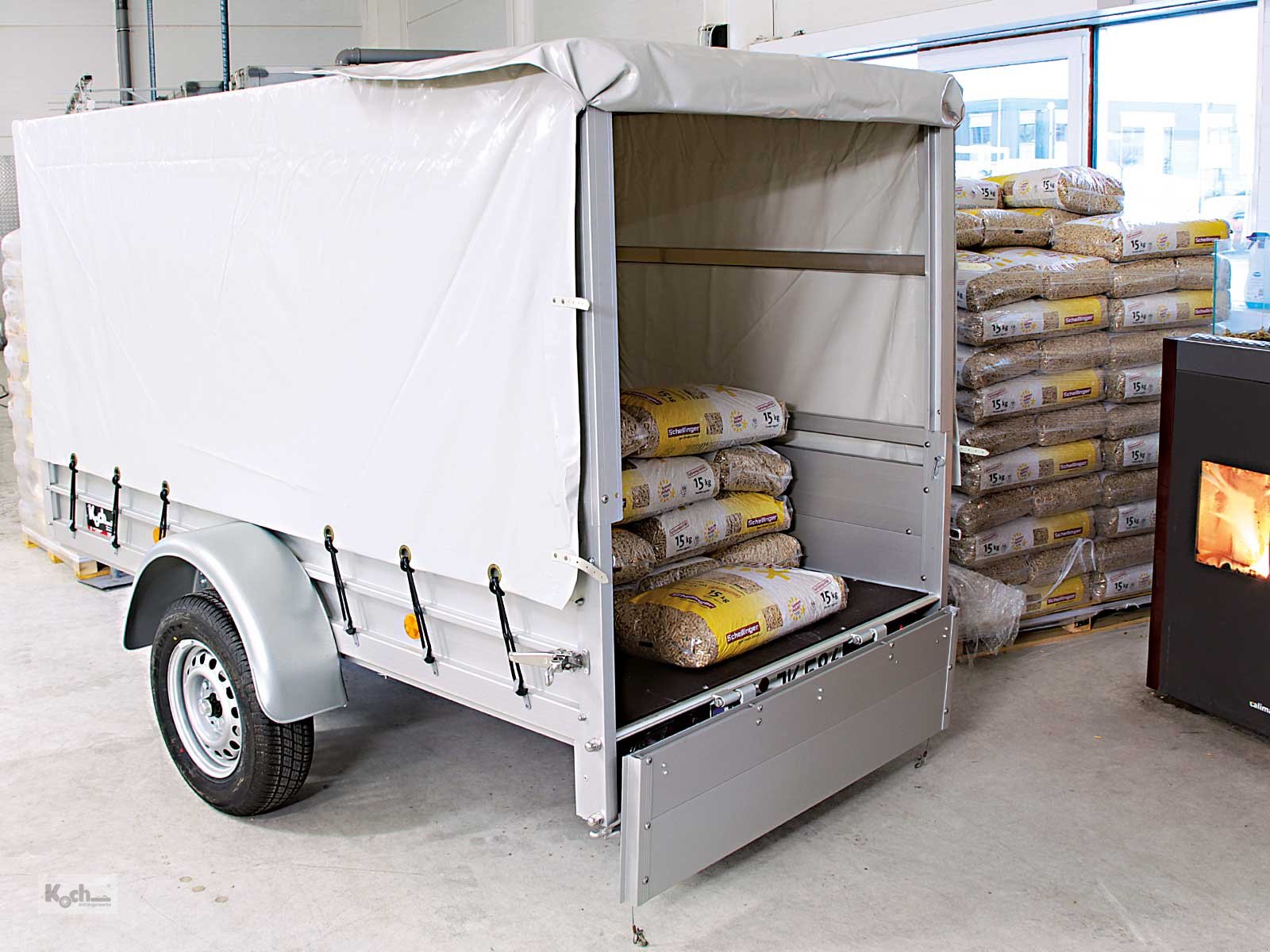 Anhänger des Typs Koch Anhänger mit Plane 125x250cm 750kg|Typ U4|Hochplane 150 cm Hobby|Angebot (Pkw4150Ko), Neumaschine in Winsen (Luhe) (Bild 2)